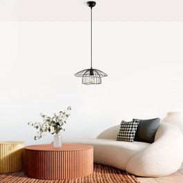 Opviq Mantar - 6500 - S Lámpara de araña negra